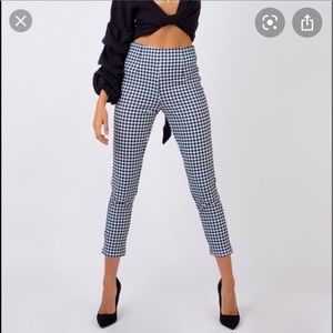 Princess Polly cropped gingham pants